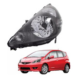 Farol Honda Fit 2003 2004 2005 2006 2007 2008 Máscara Negra