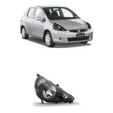 Farol Honda Fit 2003 2004 2005 Novo Máscara Negra Lado D 