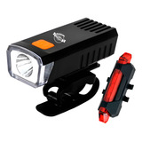 Farol Led 650 Lums Guidão E Vista Light Sinalizador Traseiro