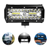 Farol Milha Led Retangular 120w 12/24v Jeep Caminhão