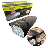 Farol Monster 12 Led Lanterna Bike 65.000 Lumens +power Bank