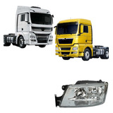 Farol Principal Led Para Man Tg Tgx Lente Vidro 