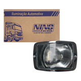 Farol Principal Mb 608 Lente Vidro Alto Baixo Primeira Linha