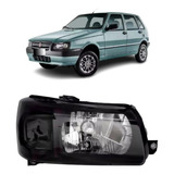 Farol Uno Fiat Mille Mascara Negra 2004 A 2013 Fire Economy