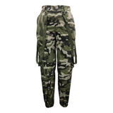 Fashion Camouflage Loose Streamer Overalls