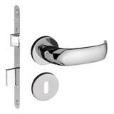 Fechadura Pado Contemporânea Porta Interna 55mm Cromada Rr2 Cor Cromado