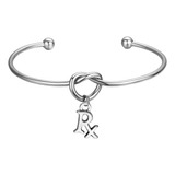  Feelmem Rx Farmacêutico Farmácia Pulseira Love Knot Bangle 