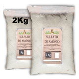 Fertilizante Sulfato De Amônio 2kg Adubo 100% Soluvel