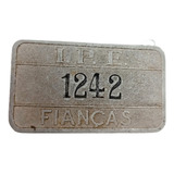 Ficha Bancária Antiga I.p.e. Fianças Para Coleção