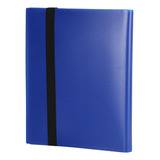 Fichário De Cartões Colecionáveis, Livro De Bolso, Azul