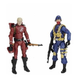 Figuras Gi Joe Crimson Guard & Scarred Cobra Officer 2008