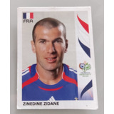 Figurinha Zidane Copa Do Mundo 2006 Panini Original 