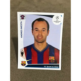 Figurinhas Champions League 2009/2010 Iniesta ( Barcelona )