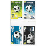 Figurinhas Extras Copa Do Mundo 2010 Do Encarte Visa Panini