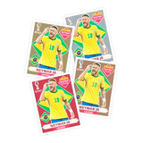 Figurinhas Legend Neymar Jr. Kit Completo 4 Cromos Com Figurinha Extra Legend