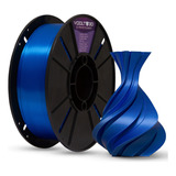Filamento Pla Azul Safira V-silk Premium 1kg Voolt3d