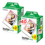 Filme Camera 40un Instax Mini 11 9 8 E Impressora Mini Link