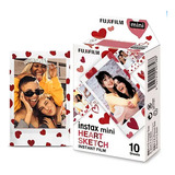 Filme Fotográfico Fujifilm Instax Heart Sketch - 10 Fotos