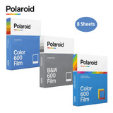 Filme Fotográfico Polaroid 600 Color P&b 8 Para Onestep2 One