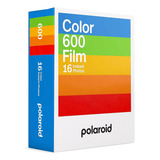 Filme Instantâneo Fotográfico Polaroid Color 600 Color Branco - 16 Unidades