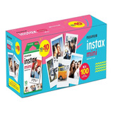 Filme Instax Mini Fujifilm - Kit Com 100 Poses Lacrado + Nf.
