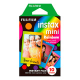 Filme Instax Mini Instantâneo Fujifilm Rainbow 10 Fotos 