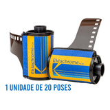 Filme Kodak Ektachrome 100d - Novo - Rebobinado 20 Poses