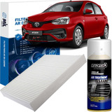 Filtro Ar Condicionado + Higienizador Etios 2013 A 2017