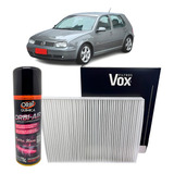 Filtro Ar Condicionado + Higienizador Golf Bora Passat Polo
