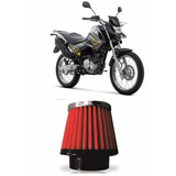 Filtro De Ar Esportivo Moto Xtz Yamaha Crosser 150 Vermelho