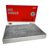 Filtro De Cabine Com Carvão Ativado Wega Akx-35603/c
