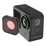 Filtro Lente De Mergulho Vermelho Gopro 9/10/11/12 Black