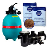 Filtro P/ Piscina Dfr 15-7 C/ Bomba 1/2cv Monofásica Dancor