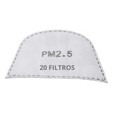  Filtro Para Mascara Face Shield 20 Unidades Pm2.5 Refil 
