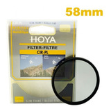 Filtro Polarizador Circular Hoya 58mm Garantia 12x Sem Juros