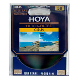 Filtro Polarizador Circular Slim 58mm Hoya
