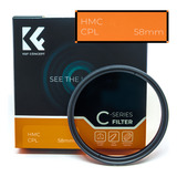 Filtro Polarizador Ultra-slim 58mm K&f - Envio Do Brasil
