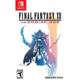 Final Fantasy Xii: The Zodiac Age Final Fantasy Xii Standard Edition Square Enix Nintendo Switch Físico