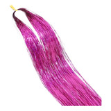 Fios De Ouro 99 Fios De Luz Aplique Brilho Glitter P Cabelo 