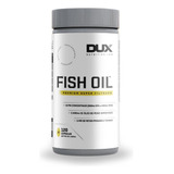 Fish Oil - Pote 120 Cápsulas Dux Nutrition Sabor Sem Sabor Tamanho Natural