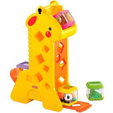 Fisher-price Girafa Com Blocos - Mattel Cor Amarelo