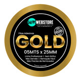 Fita Adesiva - Gold + 5 Mts 2,5cm - Prótese Capilar Perucas