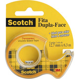 Fita Adesiva Dupla-face Scotch 3m Dispensador 12,7mmx6,3m