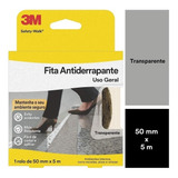 Fita Antiderrapante Safety Walk Transparente 50mm X 5m