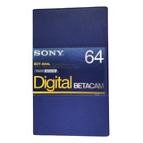 Fita Betacam Sony Digital Bct D64l Raridade Nova