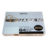 Fita Cassete Denon Cd Jack 4 Metal