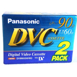 Fita Cassete Mini Dvc Panasonic 60/90 Min 2 Pack Japan Ler