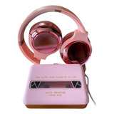 Fita Cassete Player Girls Power - Rosa C/ Bronze