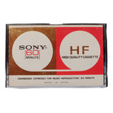 Fita Cassete Sony 60 Hf. Raridade