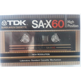 Fita Cassete Tdk Sa-x 60 Min Virgem E Lacrada Made In Japan
